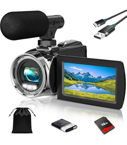 Amazon.com : Hojocojo 4K Video Camera Camcorder UHD 36MP Vlogging